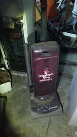 Hoover. Breathe. Easy. Vaccum