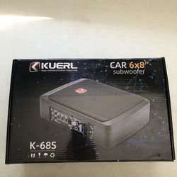 KUERL Car Subwoofer K-68S 6x8” 