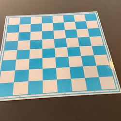 PVC FOLDING CARDBOARD CHESS BOARD BRAND NEW 