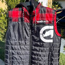 Xl  Ecko Units Sleeve Less Jacket