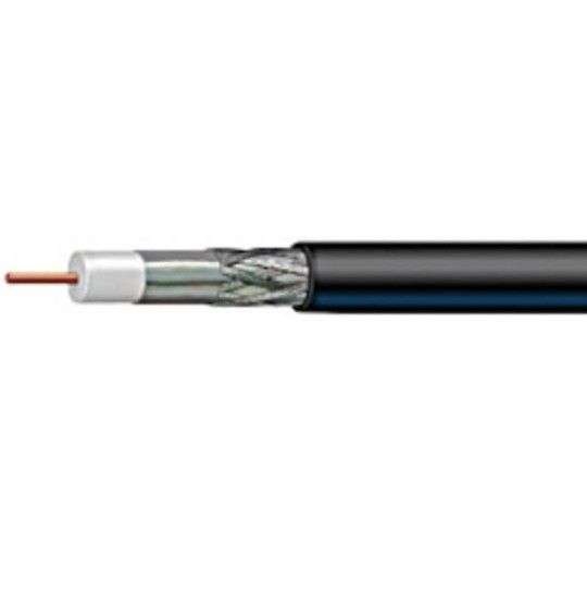1000ft RG-6 Perfect Vision CB1B06DSCR0 Solid Copper Dual Shield COAXIAL Cable 18AWG CORE 3GHz 75 Ohm PVC Jacket UL ETL CM in-Wall Indoor Outdoor Appli