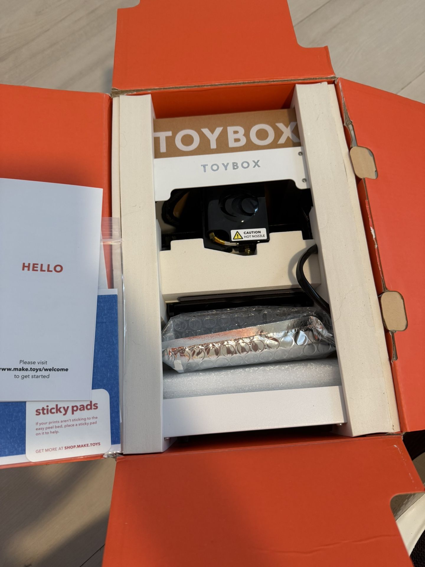Toybox 3D Printer Deluxe Bundle - NEW