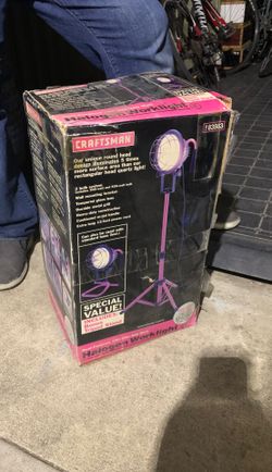 Craftsman halogen work light brand new old school