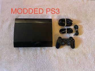 PS3 MOD with 2TB HARD DRIVE LOADED with 7500 GAMES