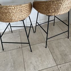 Bar Stool Chairs - Set Of 2