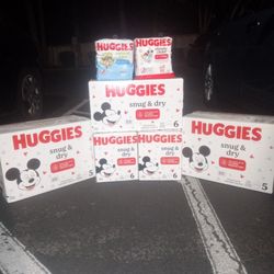 Huggies Size 5  And 6