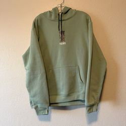 RGSTR, Men’s Green Paradise Tokyo Hoodie Streetwear Sweatshirt, Size L