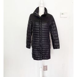 Kenneth Cole New York Black Puffer Coat 