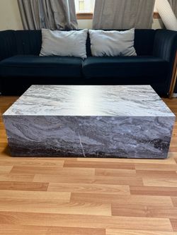 Faux Marble Coffee Table