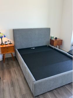 West Elm Queen Emmett Storage Bed