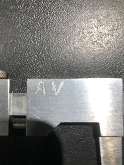 Mercedes Benz brake caliper micrometer tool
