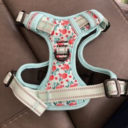 Dog Roses Harness Vest Size S 