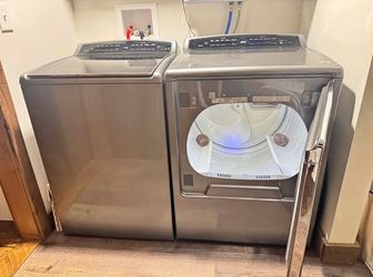 Washer, dryer Whirlpool grey set,
