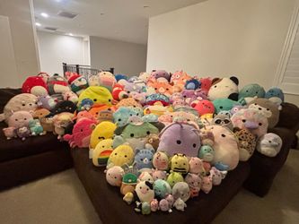 MASSIVE squishmallow lot- 125 stuffies- no tags