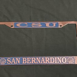 CSU San Bernardino License Plate Frame 