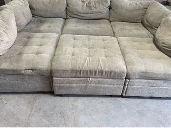 Gray Tisdale Sectional Couch Free Delivery