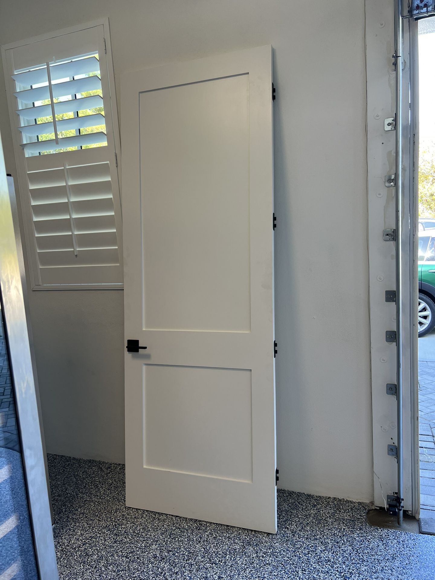 96 Inches X 34 Inches White Door