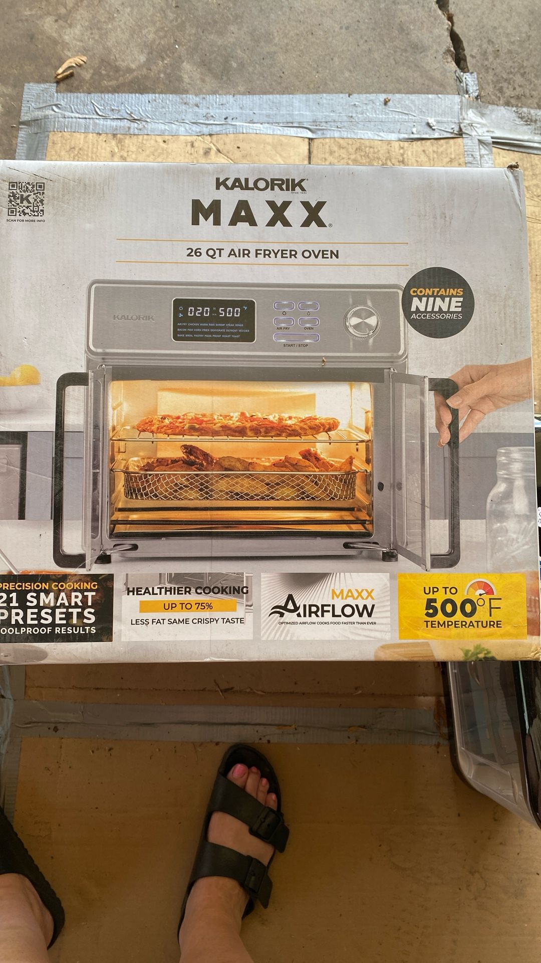 Kalorik Maxx -Brand New- 26Qt Air Fryer Oven