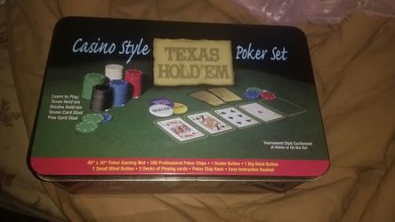 Poker set Almost Brand New