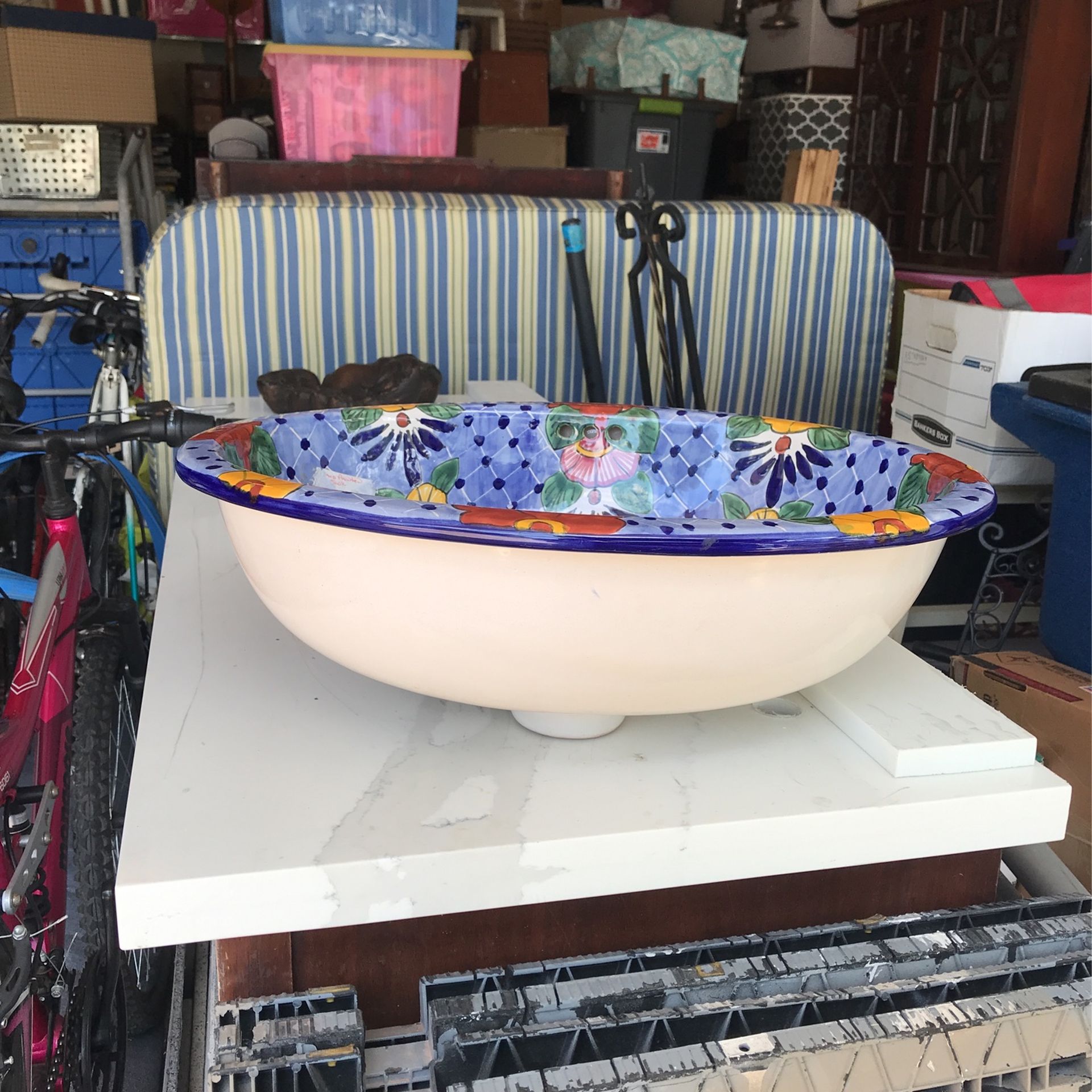 Hand Painted Sink 