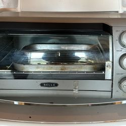 Bella Stainless Steel Toaster Oven, 4-Slice