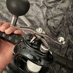 Daiwa Lexa 400 Hd and shimano 7 Rod