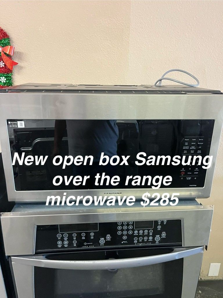 New Open Box Samsung Oven The Range Microwave