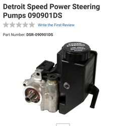 Detroit Speed Power Steering Pump