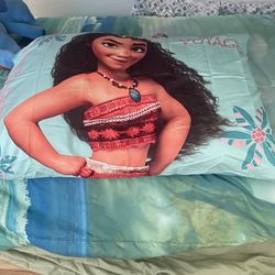 Moana Comforter And Pillow Case