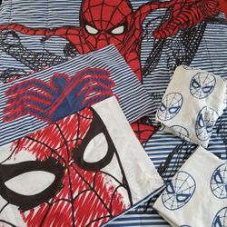 Marvel Spiderman 5 Piece Full Size Bedding Set