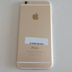 Unlocked Apple iPhone 6 16GB Gold 