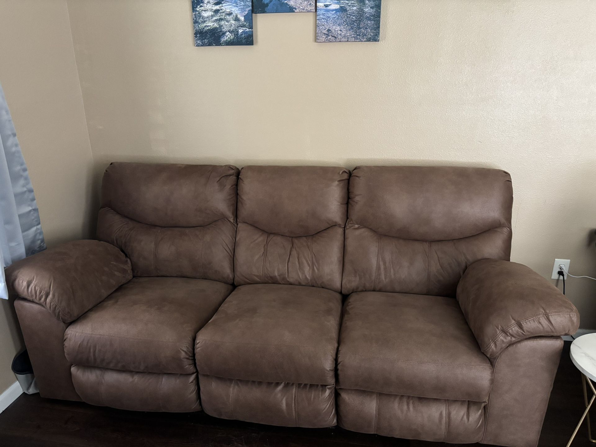 Reclining Sofa And Love Seat