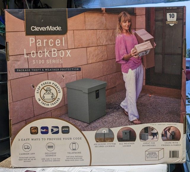 Parcel Lockbox for Porch