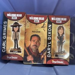 Walking Dead Bobble Head Lot