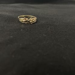 10 KT NUGGET RING