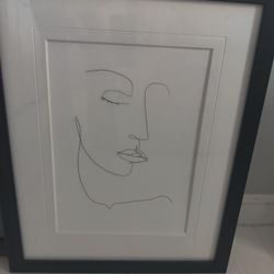 Modern Drawing Of A Woman Face