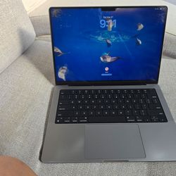 2021 Macbook Pro A2442,M1 Pro,14",512Gb,16Gb,Non Touchbar,Good Condition, Grade A, Grey Color, Genuince AC Charger, Office 2022,Warranty on Promo Day