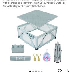 Foldable baby playpen