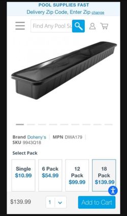 18 water blocks for inground pool cover