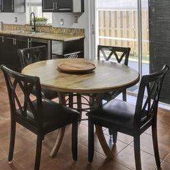 Round Kitchen Table And Chairs
