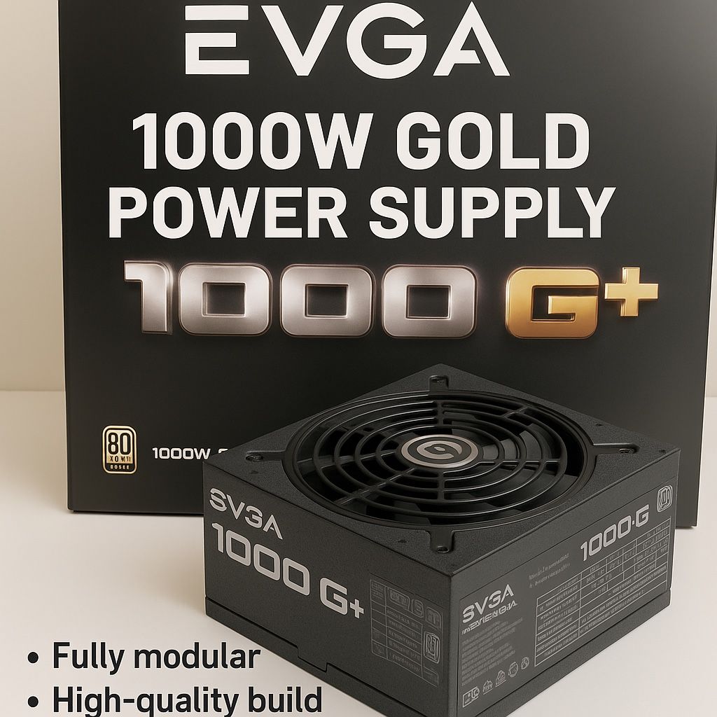🔌 EVGA 1000W Gold Power Supply (SuperNOVA G+)