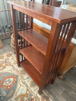 Wood shelves