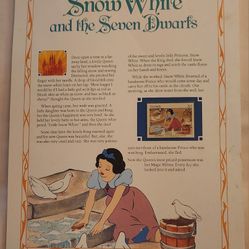 Vintage Disney Snow White and the Seven Dwarfs Grenada Stamp Storybook Pages