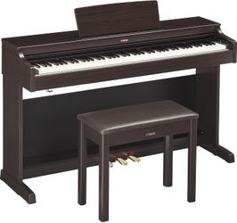 Yamaha YDP 163R Arius Series Console Digital Piano with Bench, Dark Rosewood