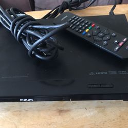 Philips DVD Player With Remote