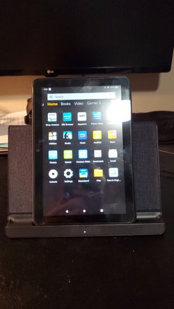 Amazon Fire HD8 Plus and Charging Dock