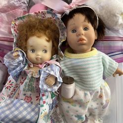 2 vintage baby dolls