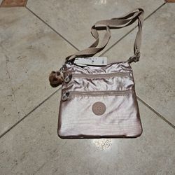 Kipling Crossbody Brand New Authentic  Rose Gold  8×9