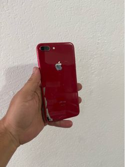 iPhone 8 Plus 64gb red color unlocked crack back crack front no other issue
