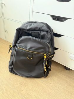 Eastsport Black & Gold Multi-Pocket Backpack – Stylish School/Travel Bag